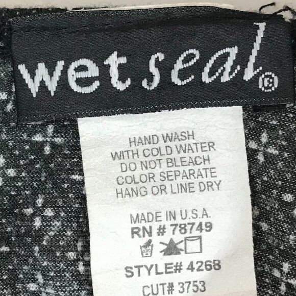 Vintage Y2K Black Polka Dot Strappy Twee Mini Skater Babydoll Mini Dress / XS - Picture 6 of 6